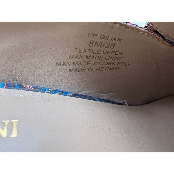 Enzo Angiolini Gilian Paisley Brocade Mules Women's Size 8 - Picture 6 of 6